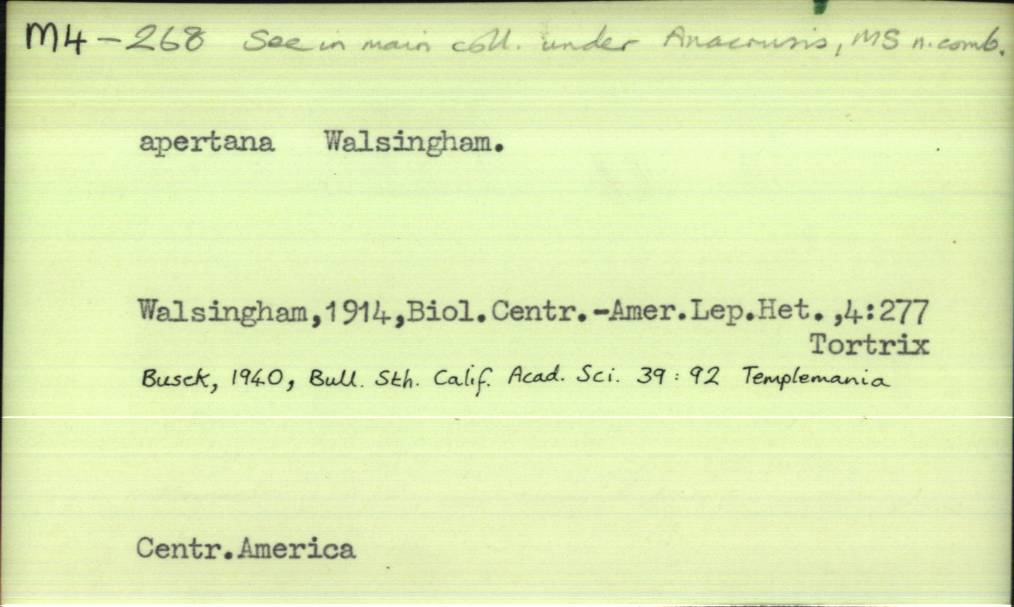 front of card